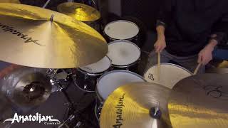 Anatolian cymbals  Jazz Collection Mellow 22quot ride demo by Nate Wong [upl. by Louis]