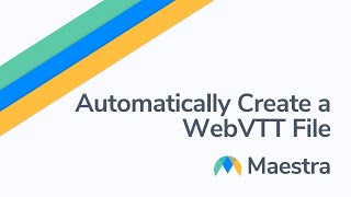 Automatically create a webVTT file [upl. by Earazed]
