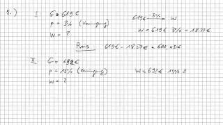 Prozentrechnung Schwierige Grundaufgaben  Aufgabe 56 [upl. by Anillek514]