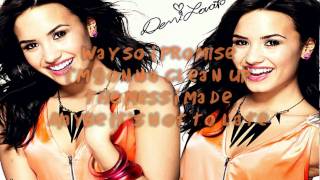 Demi Lovato Its Not Too Late Karaoke HD [upl. by Raybin]