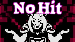 Undertale  No Hit Asriel Dreemurr Phase 1 Phase 2 No Deaths [upl. by Hermine]