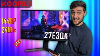 This Gaming Monitor is an INSANE Deal  Koorui 27E3QK Review [upl. by Rina]