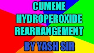 cumene hydroperoxide rearrangement [upl. by Nepil333]