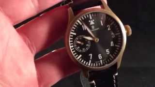 Steinhart Nav BUhr 44 Bronze watch Christopher Ward C11 Auto Rolex Datejust and a Wakmann [upl. by Yssirhc75]