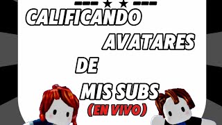 Calificando AVATARES de SUBs en VIVO 🔴 [upl. by Rezal]