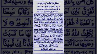 Surah BaQARAH last 3 Ayat [upl. by Vanzant]