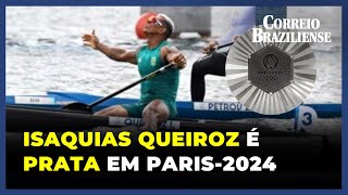 ISAQUIAS QUEIROZ CONQUISTA MEDALHA DE PRATA NO C1 1000M [upl. by Yehus]