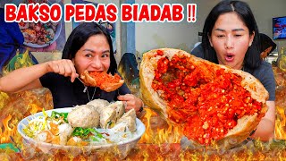 NANTANG LAMBUNG TARUHAN 1 JUTA DEMI BAKSO PEDAS LEVEL BIADAB [upl. by Eceeryt139]