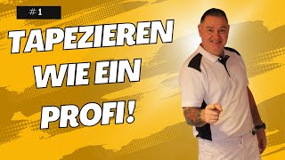 Raufaser tapezieren wie ein Profi tapezieren raufaser diy [upl. by Kenward]