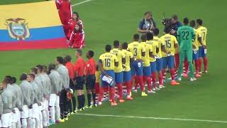 Himno Nacional del Ecuador Copa del Mundo de Brasil 25062014  Francia vs Ecuador HD [upl. by Weihs]