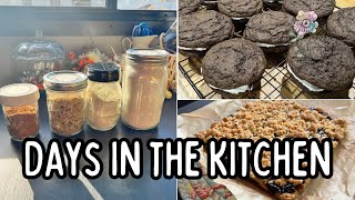 Homemade Pantry Restock  Fall Baking Days in the Kitchen [upl. by Banna190]