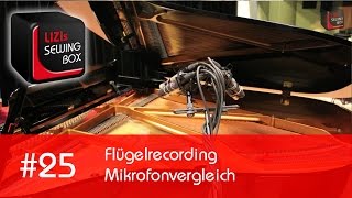 Flügelrecording Mikrofonvergleich Schoeps Sennheiser Neumann Oktava  25 LIZIs SEWING BOX [upl. by Brubaker]