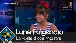 Luna Fulgencio y la vuelta al cole quotVa a ser un poco raro por ir con mascarillaquot  El Hormiguero [upl. by Anirual]