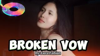 Broken Vow by Lara Fabian Cover practice hitting high notes [upl. by Rehportsirhc]