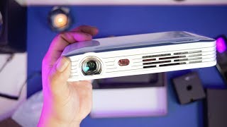 Best Portable Projector Under 500  Wowoto T8e Full Review  3D 7800mAh [upl. by Ocicnarf]