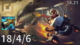 Corki ADC vs KaiSa  EUW Master  Patch 1421 [upl. by Siladnerb]