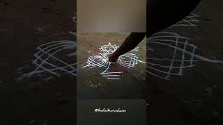 Trending lotus rangoli with starrangoli dailykolam trending shortskalaikuudam karthigaideepam [upl. by Ha]