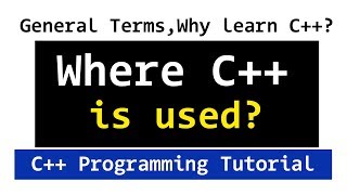 Where CPP is Used Why Learn C Programming Language  Video Tutorial [upl. by Jarid]