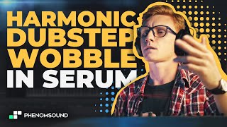 How to make harmonic Dubstep wobble bass in Serum [upl. by Ferro931]