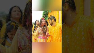 Couple haldi ceremony photoshoot ideas photoshootideas trending beautiful [upl. by Zorine]