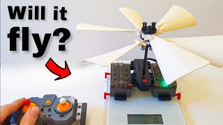 Testing Lego Technic propellers Will they fly [upl. by Nerte]