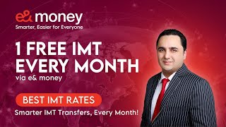 Podcast Send 1 FREE International Transfer Monthly with eamp money – Fast amp Easyquot [upl. by Naraa]