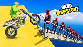 Worlds Most HARDEST STUNT RACE in GTA 5 😱🔥Gta 5 tamil  Gta V Stunt Bike Race  STG [upl. by Doownel830]