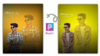 Dual Photo Editing  PicsArt Amazing FREE Dual photo editing  Poster design photo ✅ [upl. by Albrecht]