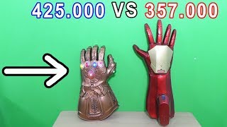 SARUNG TANGAN CANGGIH IRON MAN VS THANOS [upl. by Felic]