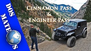 Cinnamon Pass amp Engineer Pass  Aerial RideAlong amp Dangerous Passing on the Alpine Loop 4K [upl. by Icats]