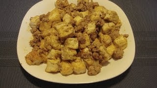 Tofu with Ground Pork recipe [upl. by Uliram]