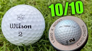 WILSON TRIAD GOLF BALL REVIEW SINK MORE PUTTS WITH WILSON TRIAD GOLF BALL 2023 [upl. by Ttevi]