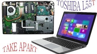 Toshiba L55t L55 TouchScreen take apart and reassemble [upl. by Christabelle]