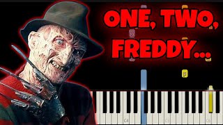 How to Play quotOne Two Freddys Coming For Youquot on Piano [upl. by Horton]