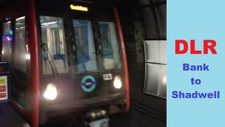 DLR Ride Bank to Shadwell [upl. by Russian136]