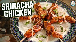 Sriracha Chicken Recipe  How To Make Garlic Sriracha Chicken  Quick Chicken Starter  Bhumika [upl. by Arramas]