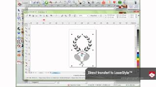 Gravotech  Software de grabado GravoStyle  Compatibilidad con CorelDraw [upl. by Adnaram501]
