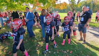 The 8U Guilderland Players Enter The Field [upl. by Erlinna]