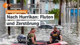 heute journal vom 10102024 Verwüstung durch Hurrikan quotMiltonquot UN melden Beschuss durch Israel [upl. by Gerri]