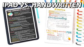 iPad vs Handwritten Notes  Should You Buy an iPad📱📝 [upl. by Ripleigh745]