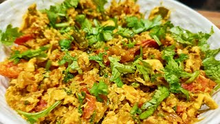 Tamil Nadu Style Egg Burjee Recipe  Egg Podimas in Tamil  Ande ki bhujiya [upl. by Aufa110]