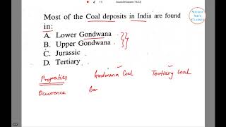 GONDWANA AND TERTIARY COAL GEOLOGY IFOS UPSC SSC CGL CIVIL ENGINEERING GATE IIT JAM BSC [upl. by Agn]