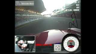 MercedesBenz SLS AMG  Fastest Car on Buddh International Circuit [upl. by Neelrac275]