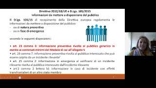 Webinar quotNormativa Seveso III Sicurezza e Responsabilità dei Comuniquot [upl. by Rivkah]