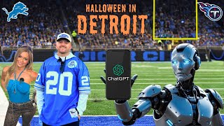 LETTING AI CONTROL OUR NFL GAMEDAY EXPERIENCE IN DETROIT [upl. by Ardnuyek]