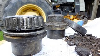 Renault 11014 Remont Przedniego Napędu Front Axle Bearing Repair 4WD [upl. by Yerok]