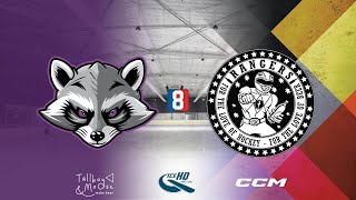 Trash Pandas VS Rangers  Div 8  8th December  IceHQ Rec League ice hockey [upl. by Renrew]