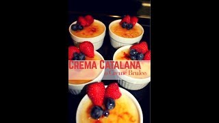 Como hacer Crema Catalana o Creme Brulee [upl. by Yrennalf]