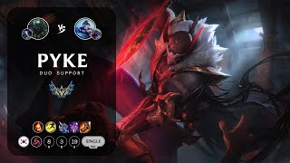 Pyke Support vs Ashe  KR Challenger Patch 147 [upl. by Tarabar]