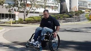 Wheelchair Skills  Gutter Charges [upl. by Saul]